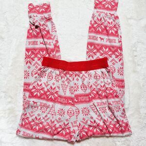 PINK winter pajama pants